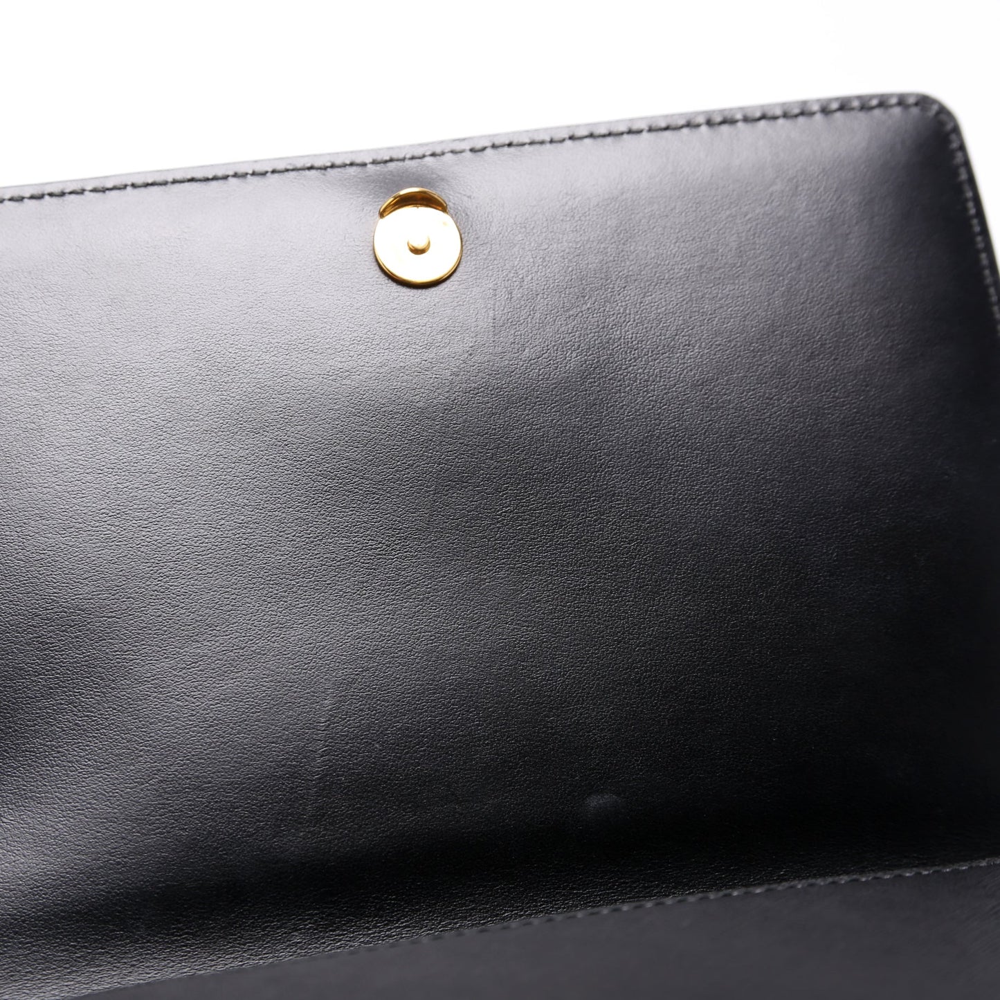 1BD133 Saffiano Chain Crossbody Black