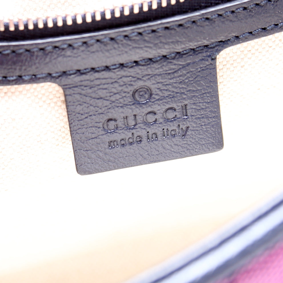 443497 Marmont GG Shoulder Small Flap Multicolor