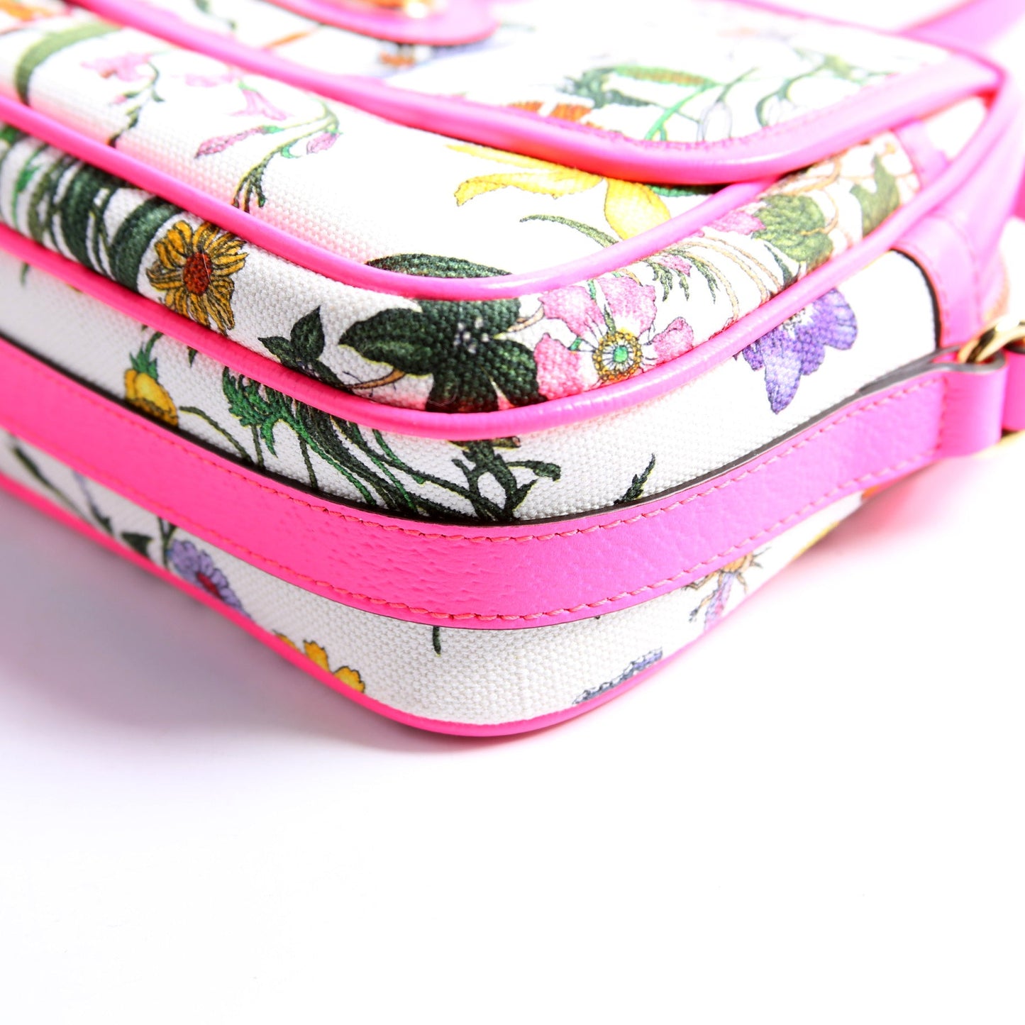 550147 Flora Canvas Crossbody Pink