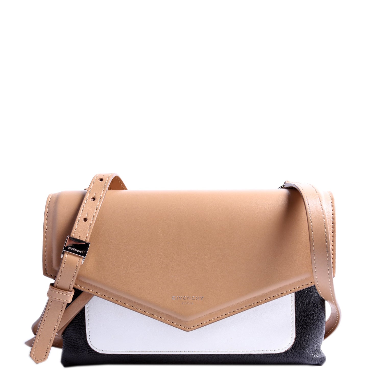 Duetto Leather Crossbody Tan/Black