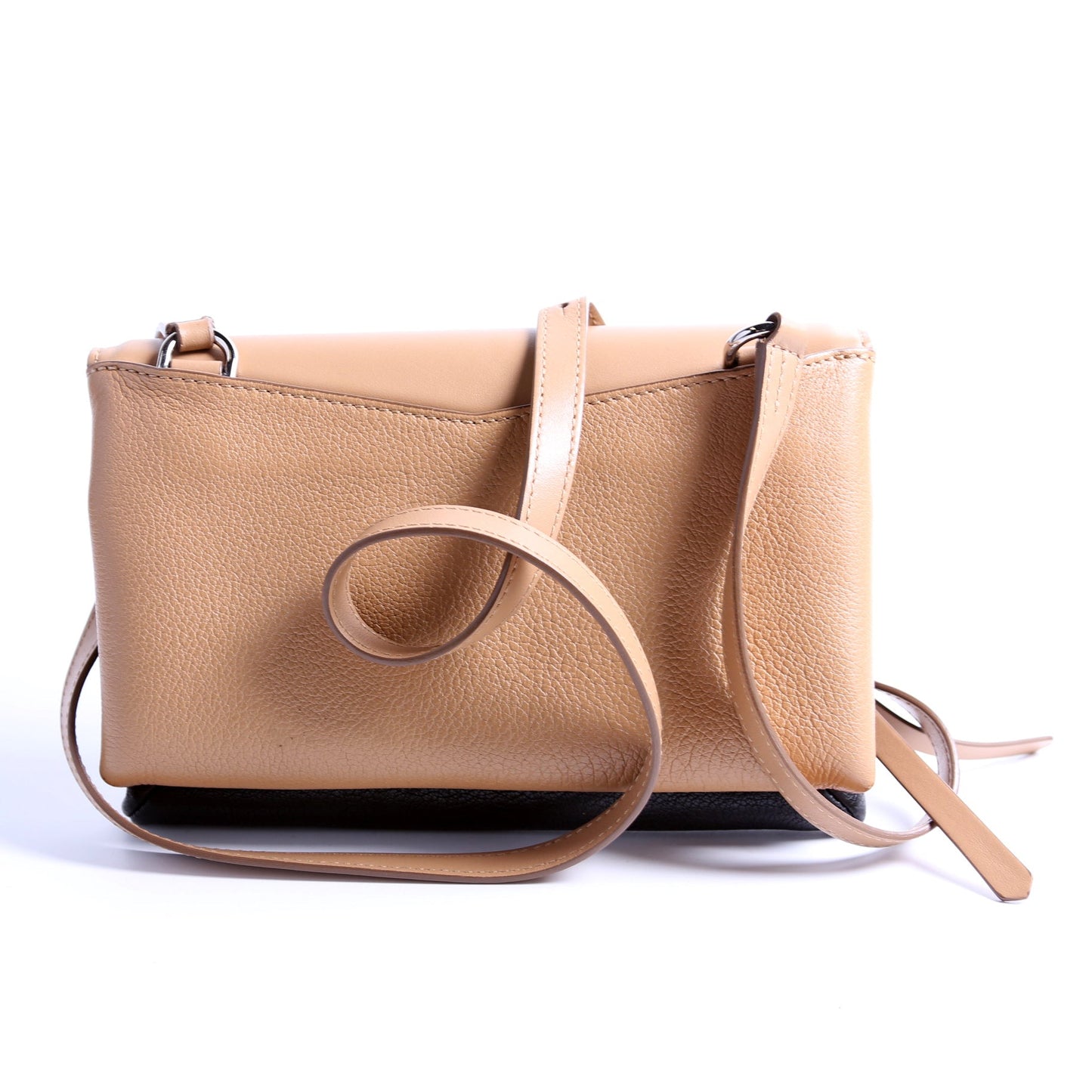 Duetto Leather Crossbody Tan/Black
