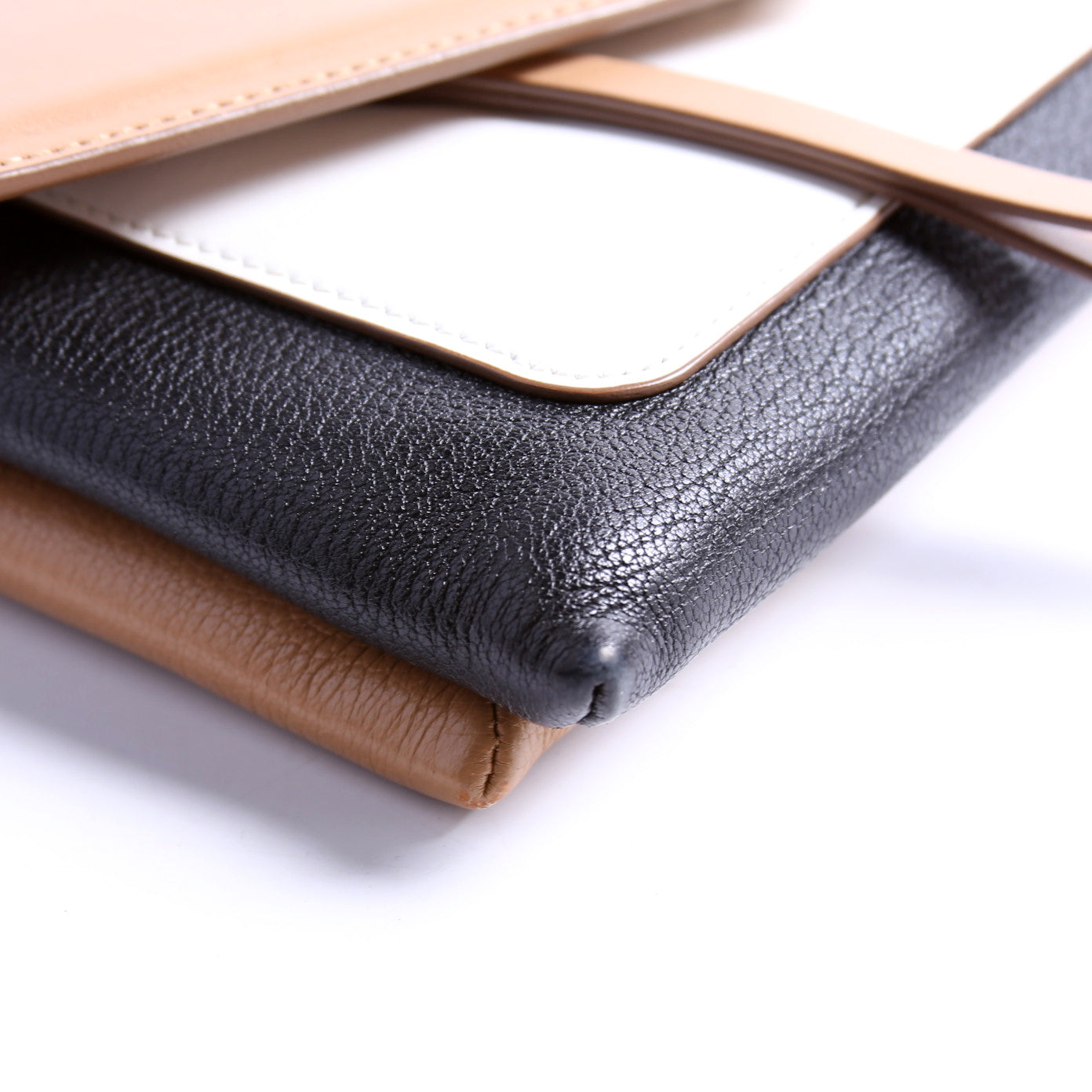 Duetto Leather Crossbody Tan/Black