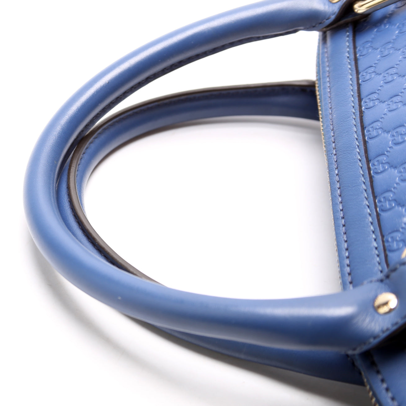449654 Mini Dome Guccissima Blue