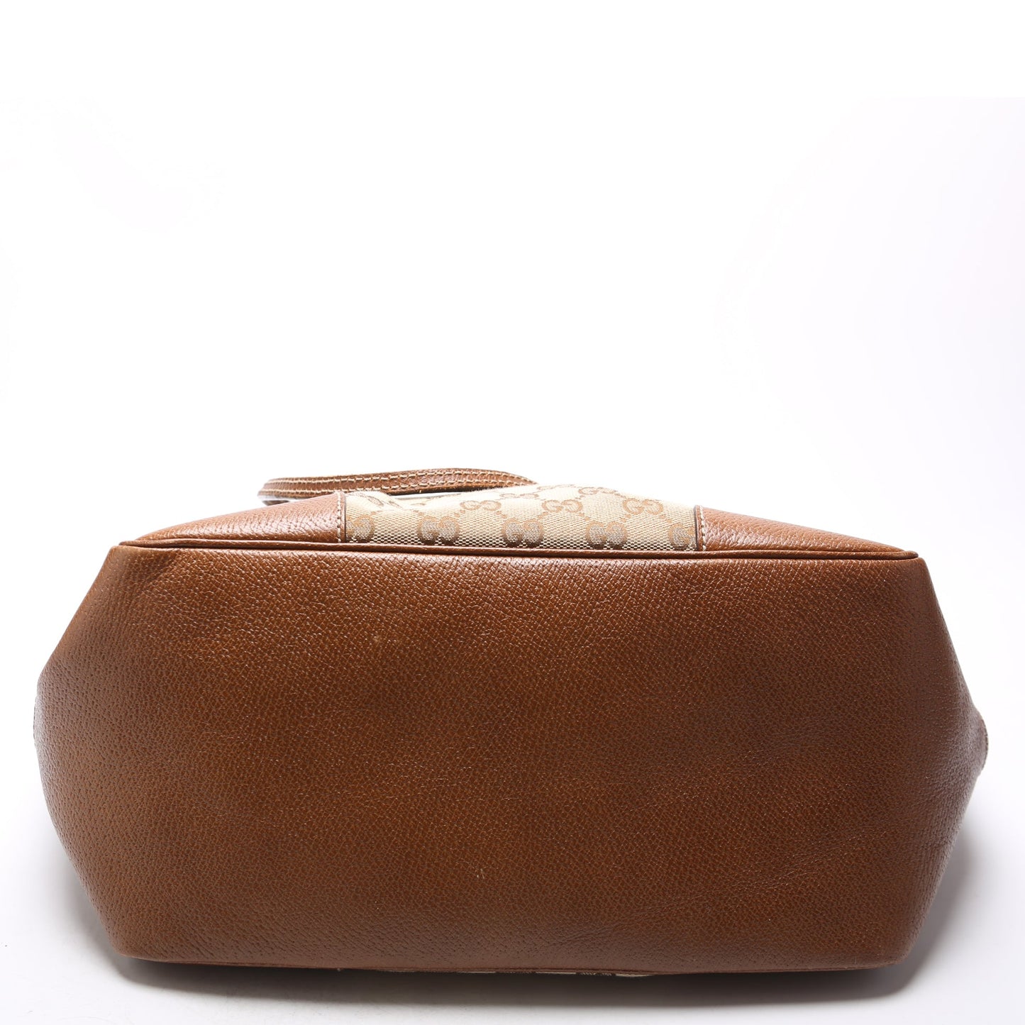 323671 GG Canvas Bree Zip Tote Medium Brown