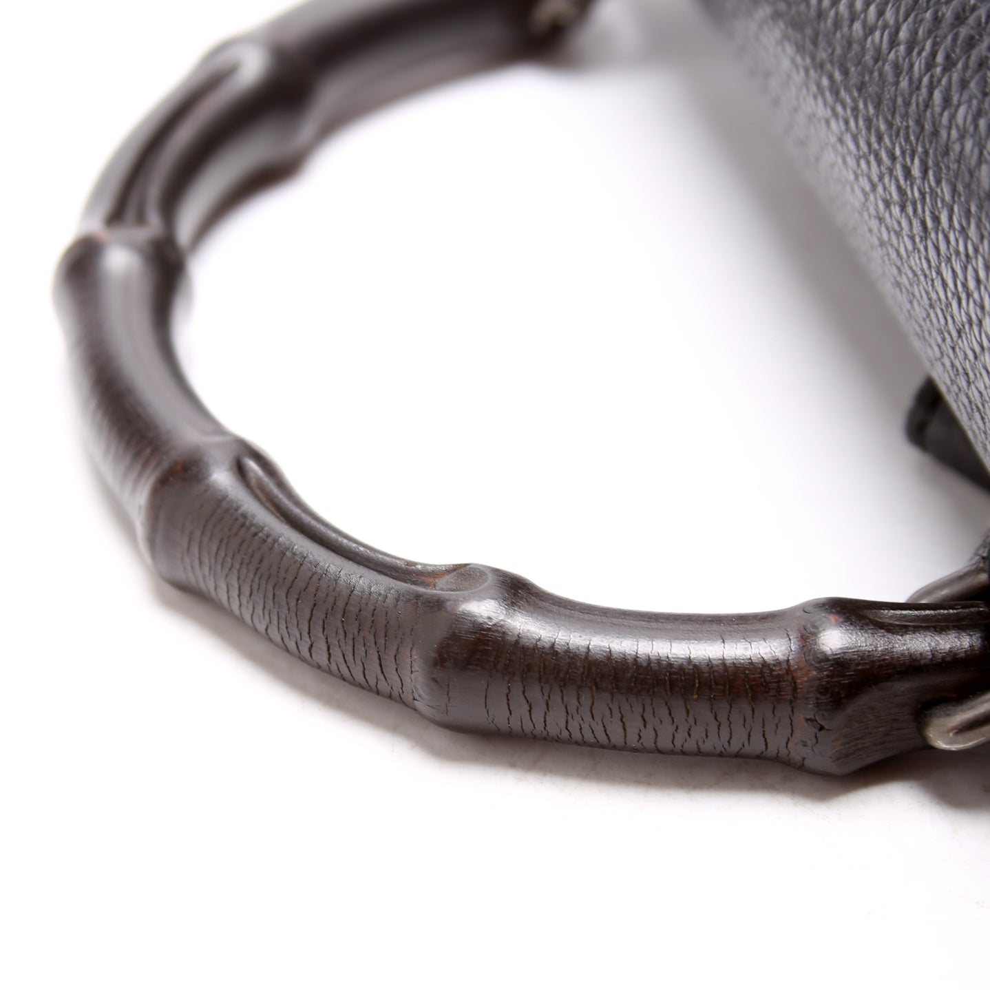 387097 Bamboo Backpack Leather Black