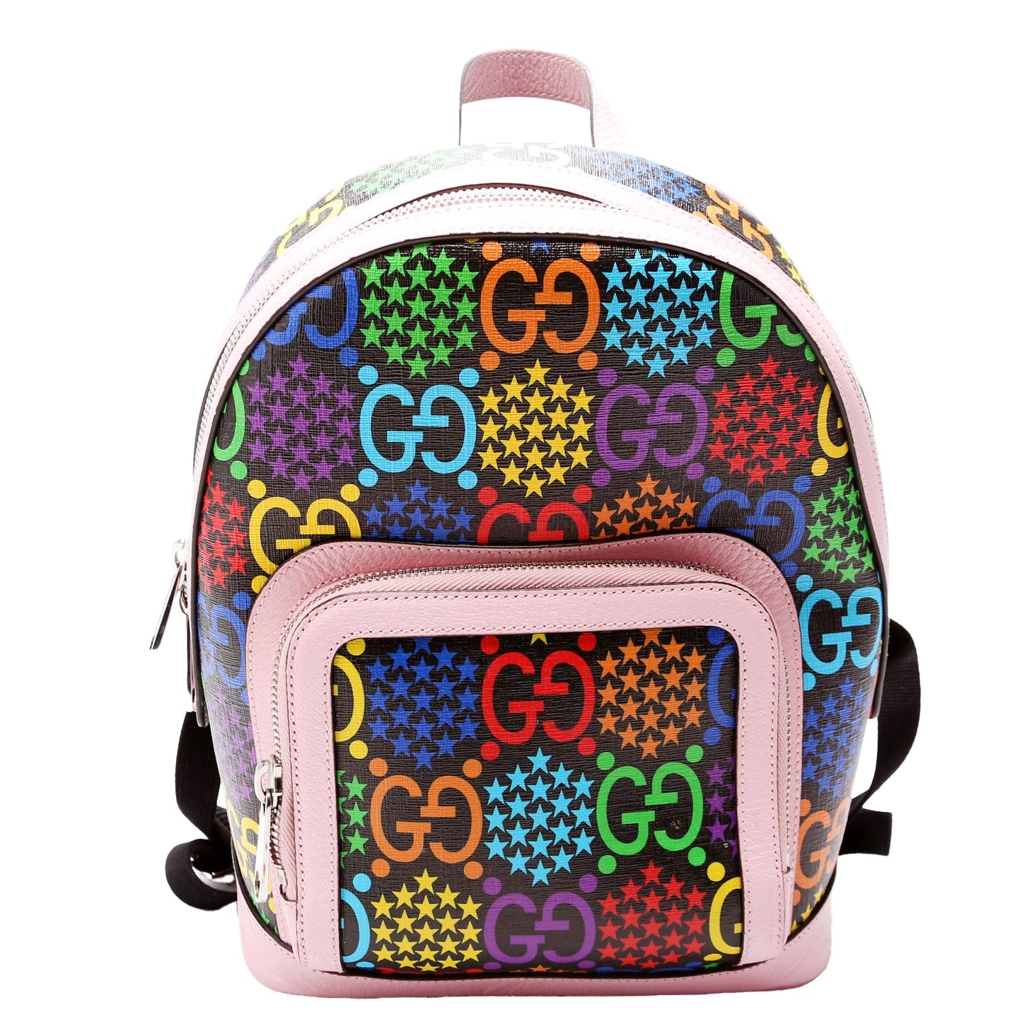 601296 Psychedelic GG Backpack Pink