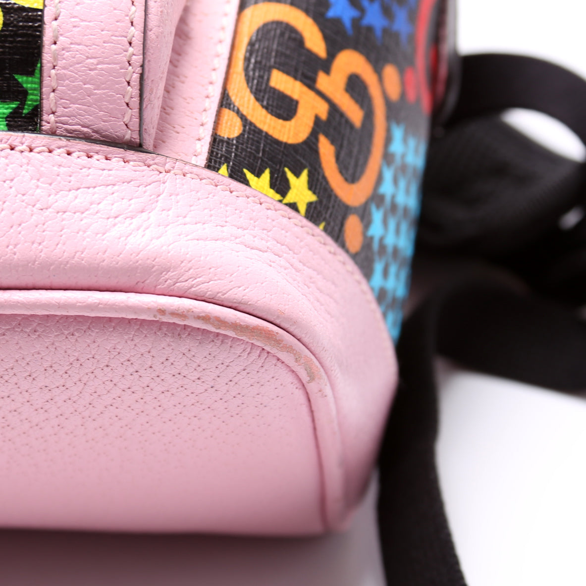 601296 Psychedelic GG Backpack Pink