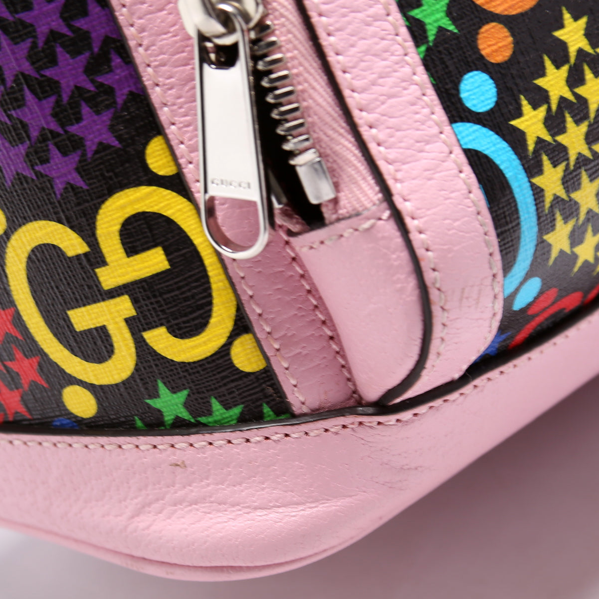 601296 Psychedelic GG Backpack Pink