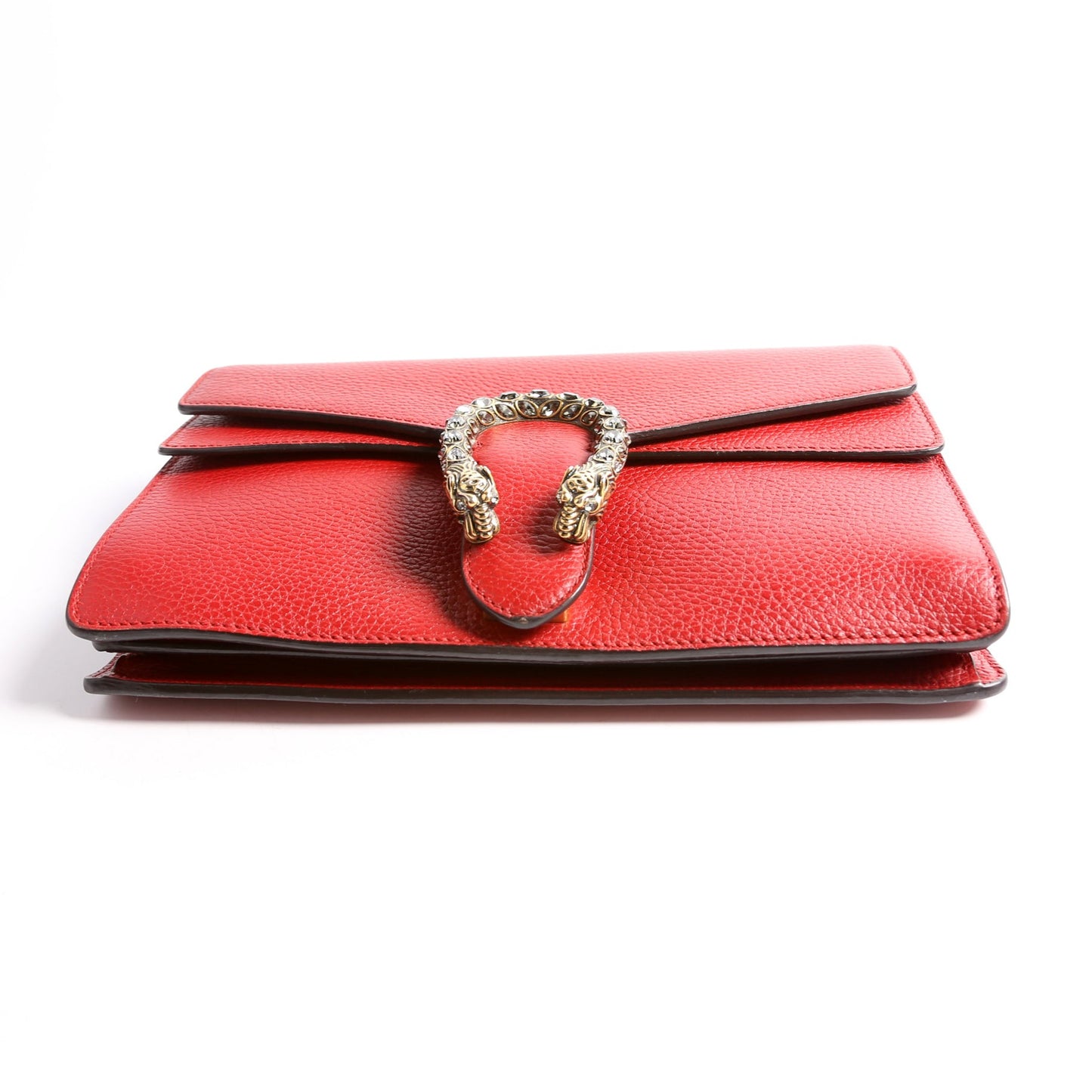 400249 Dionysus Leather Shoulder Small Red