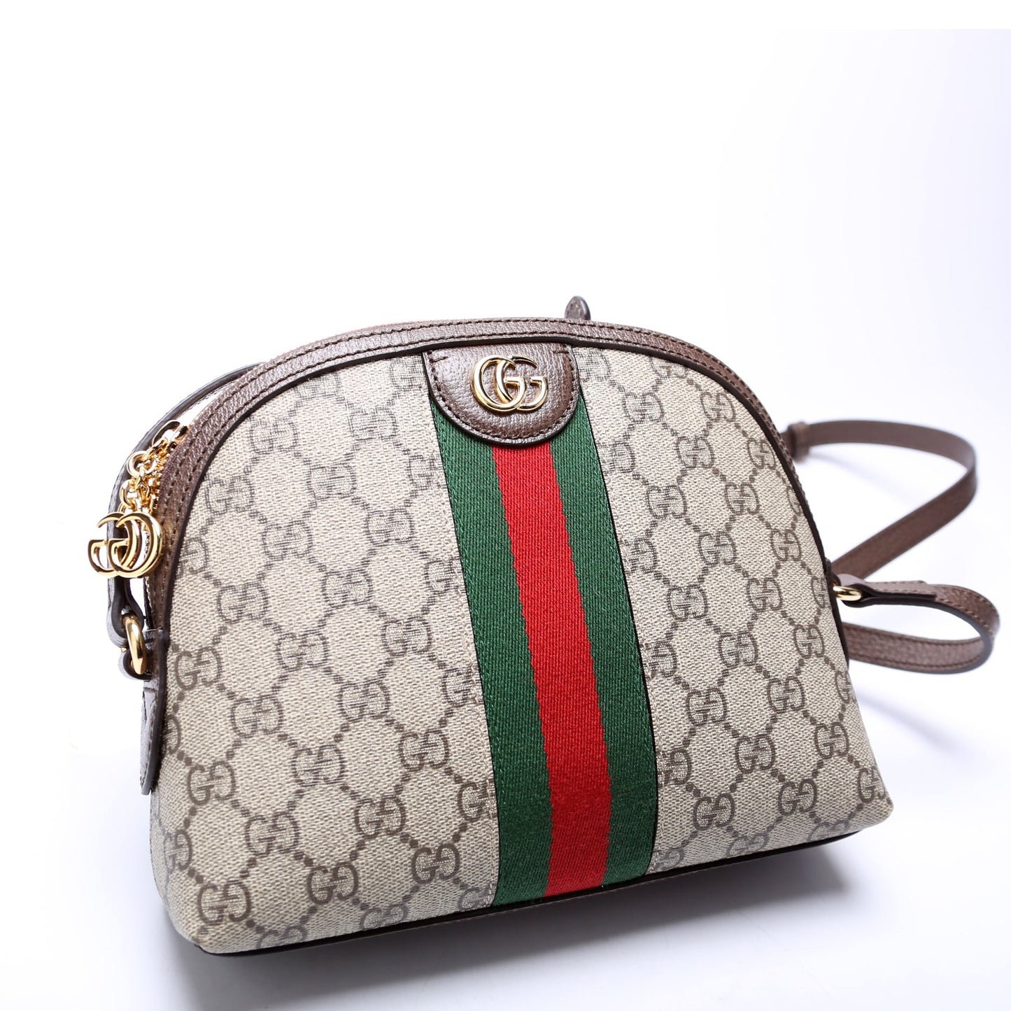 499621 Ophidia GG Small Crossbody Brown