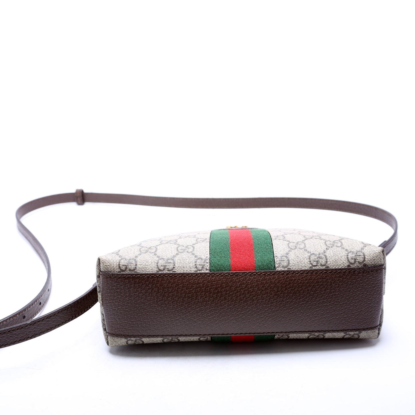 499621 Ophidia GG Small Crossbody Brown
