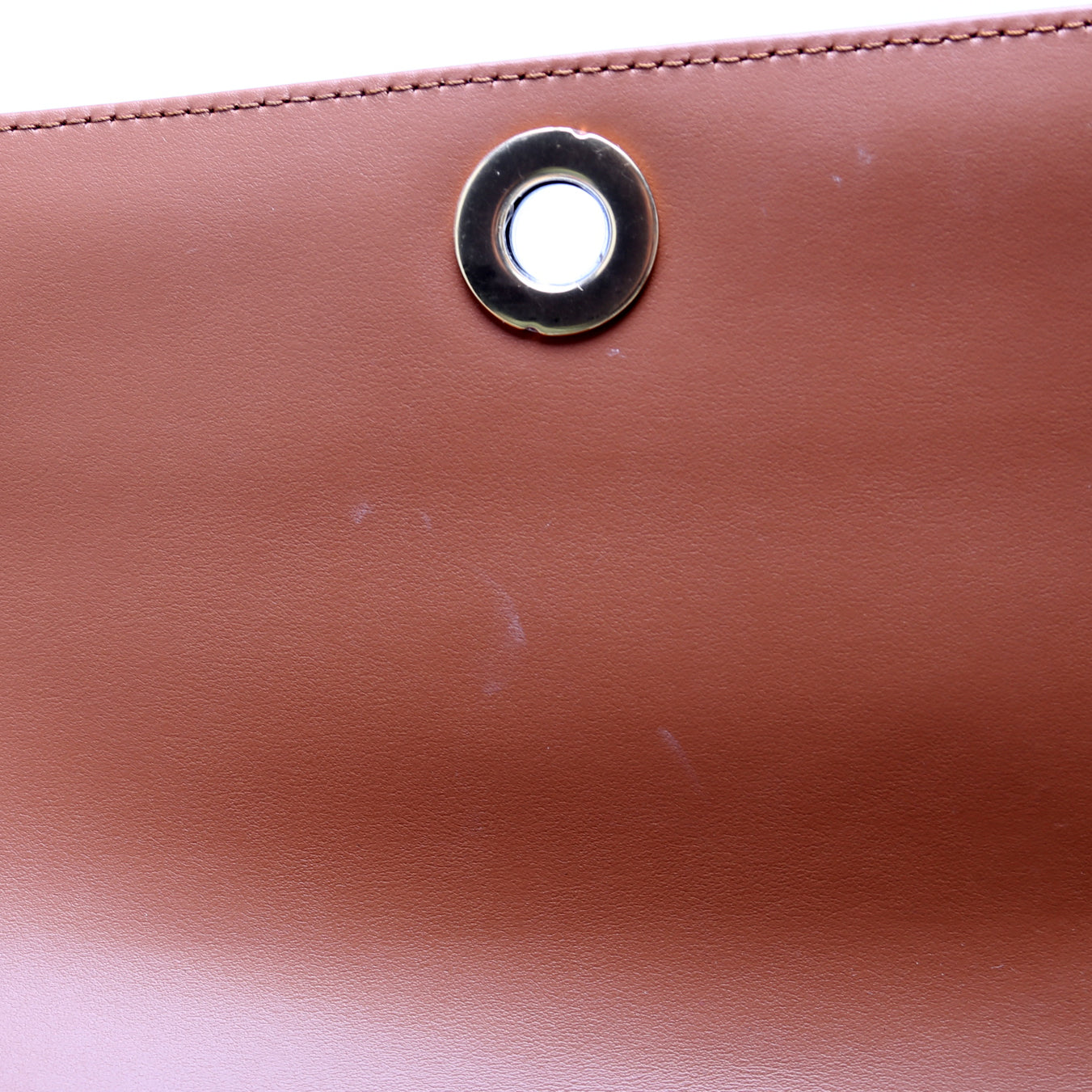 Note Top Handle Crossbody Check Coated Canvas Brown
