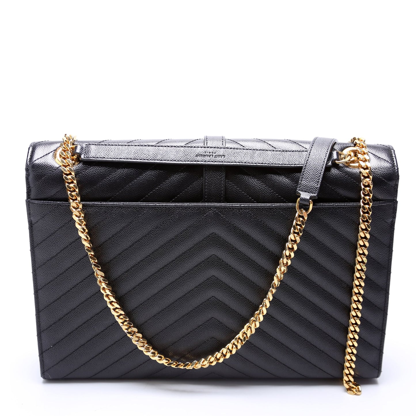 396910 Envelope Chevron Large Black