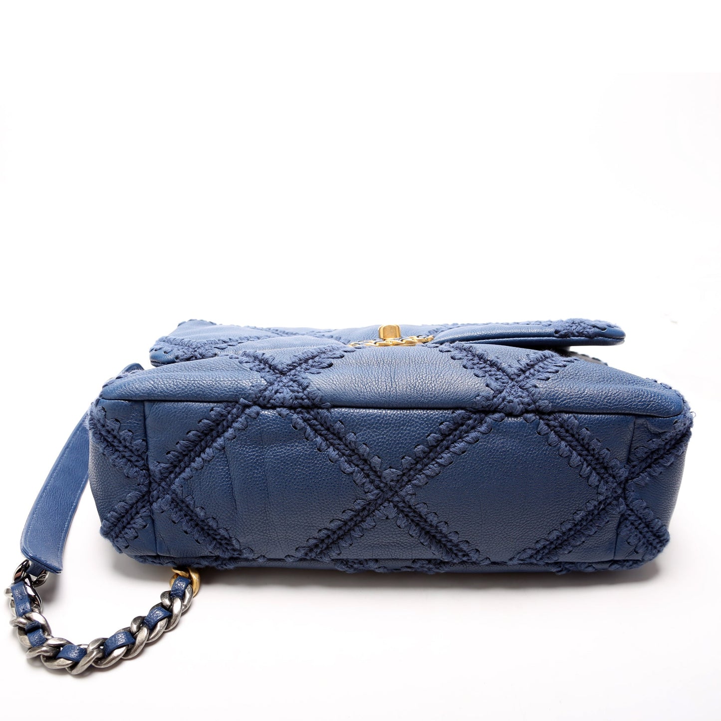 19 Large Flap Crocheted Calfskin 30M