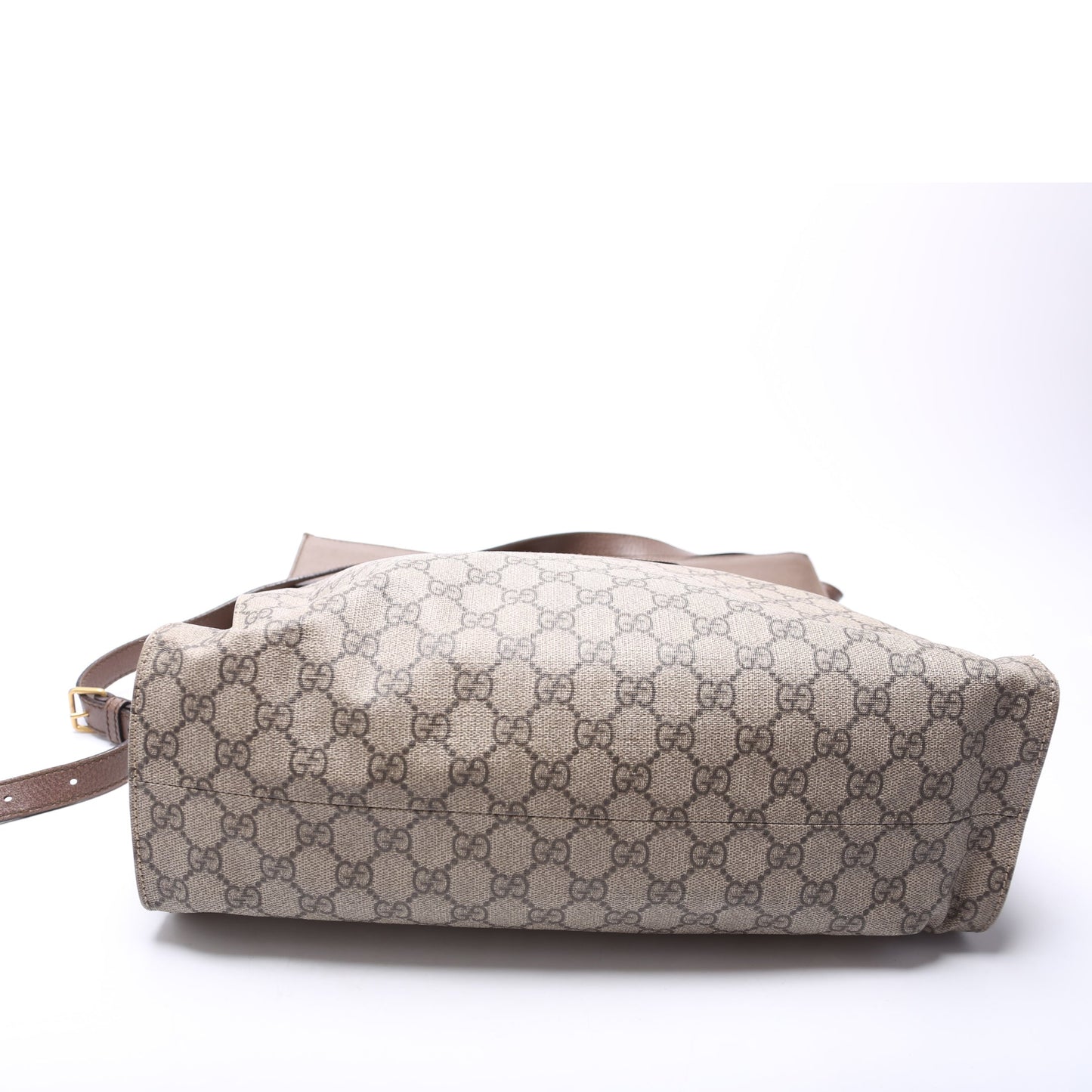 463491 GG Supreme Slip Handle Vertical Tote Brown