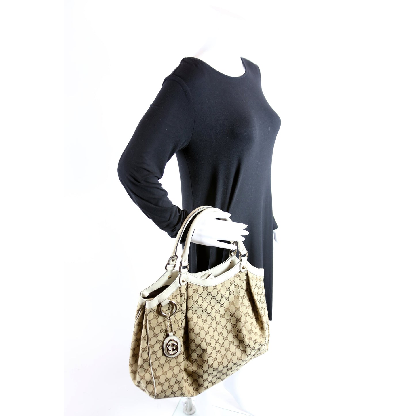 211943 Sukey GG Canvas Large White