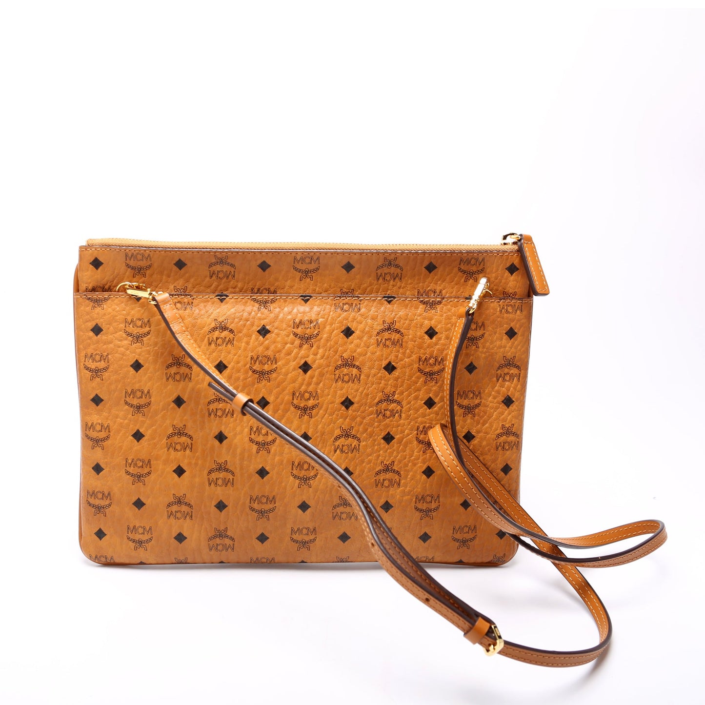Visetos Pouch Crossbody Brown