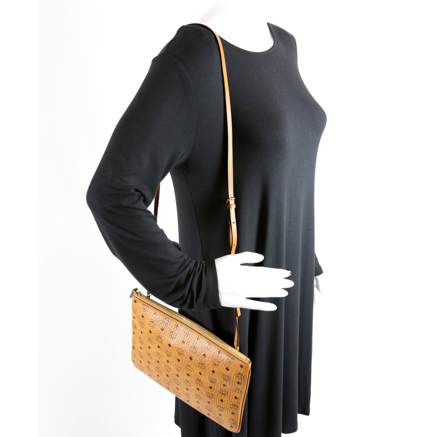 Visetos Pouch Crossbody Brown
