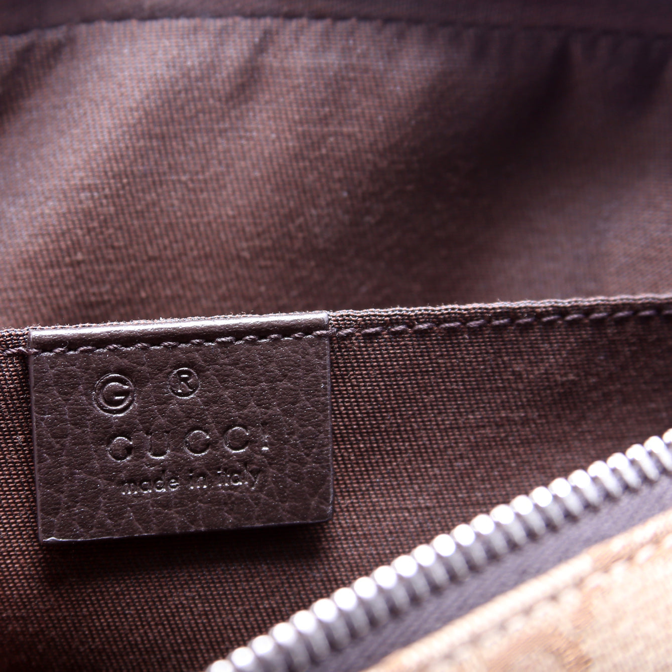 449174 GG Canvas Belt Bag Brown