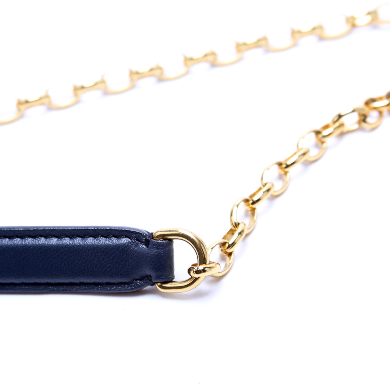 DG Girls Denim Small Crossbody Blue/Gold