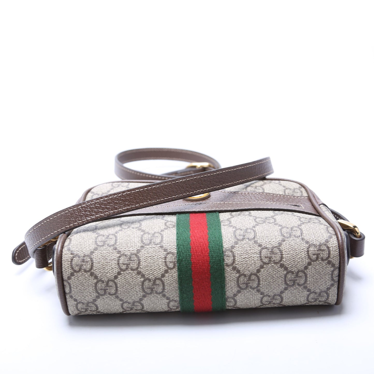 517350 GG Supreme Mini Ophidia Brown