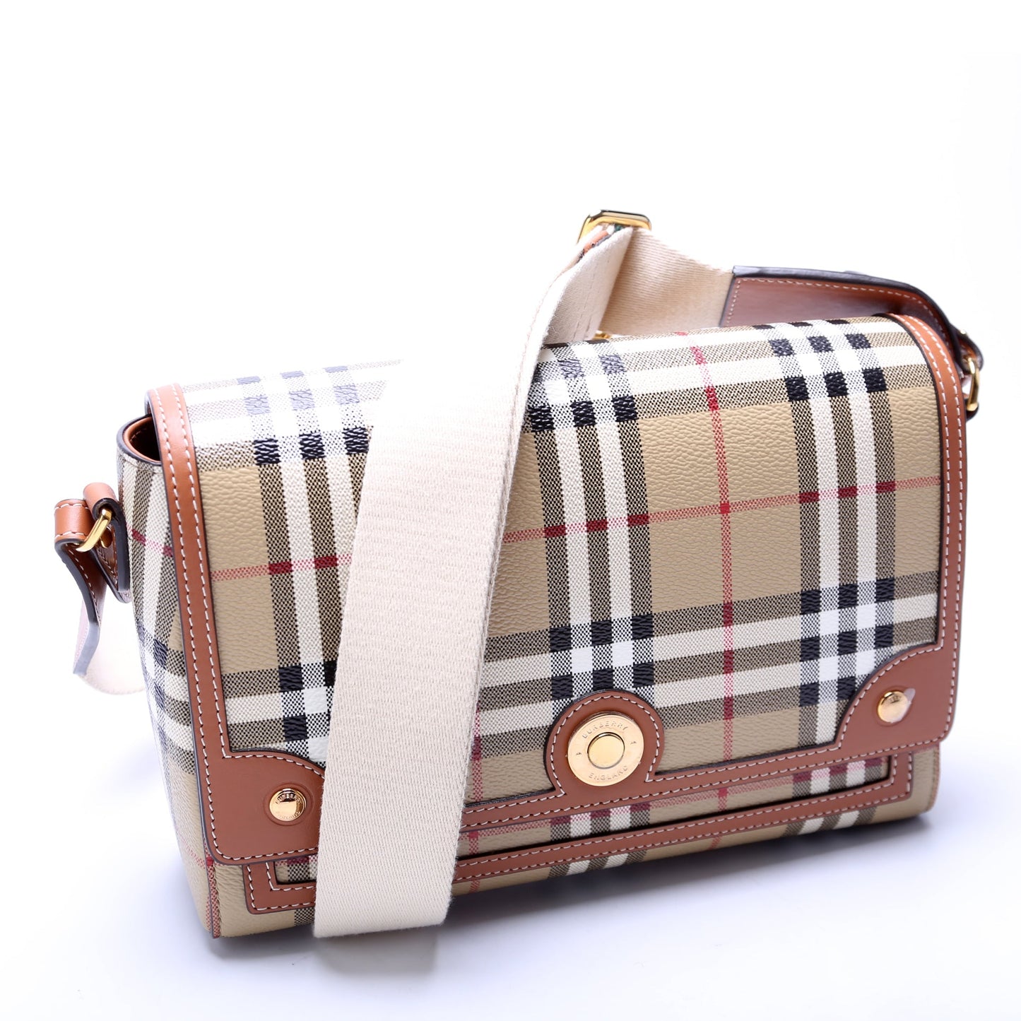 Note Crossbody Vintage Check Medium