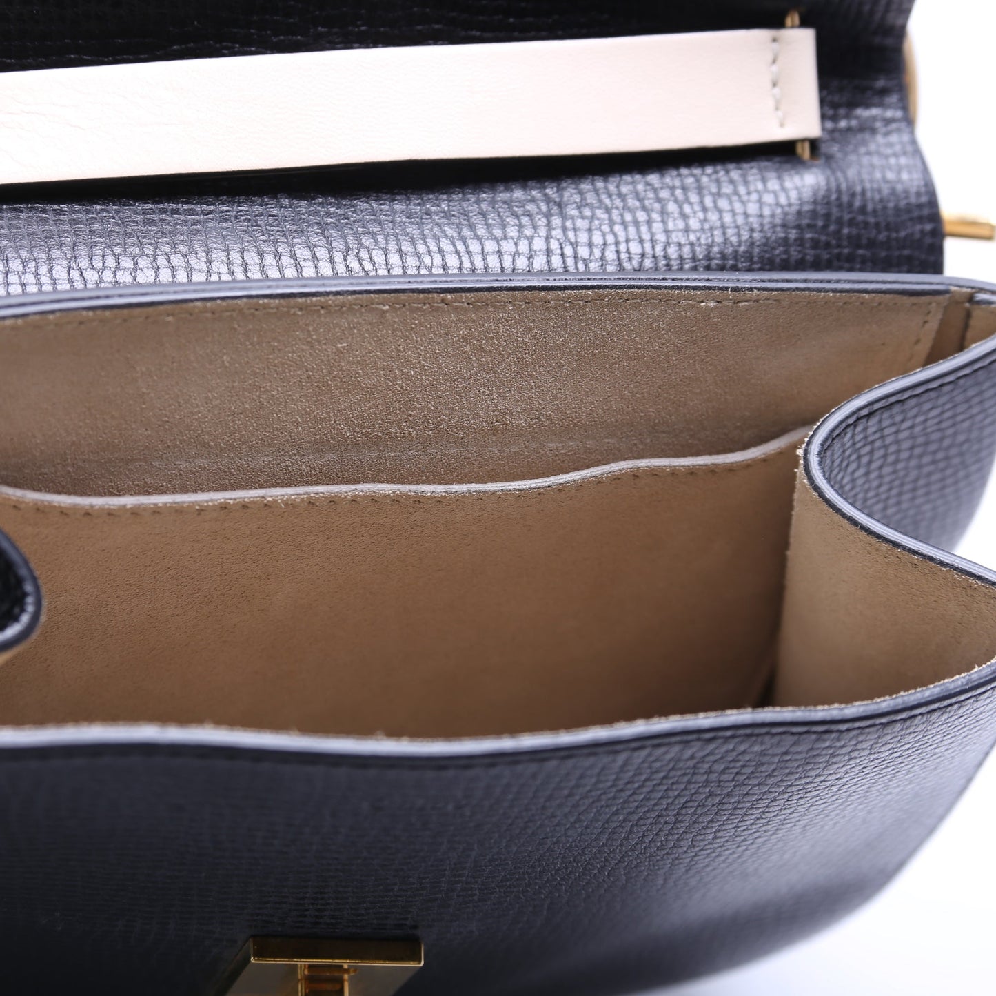 Drew Crossbody Medium Cream and Black