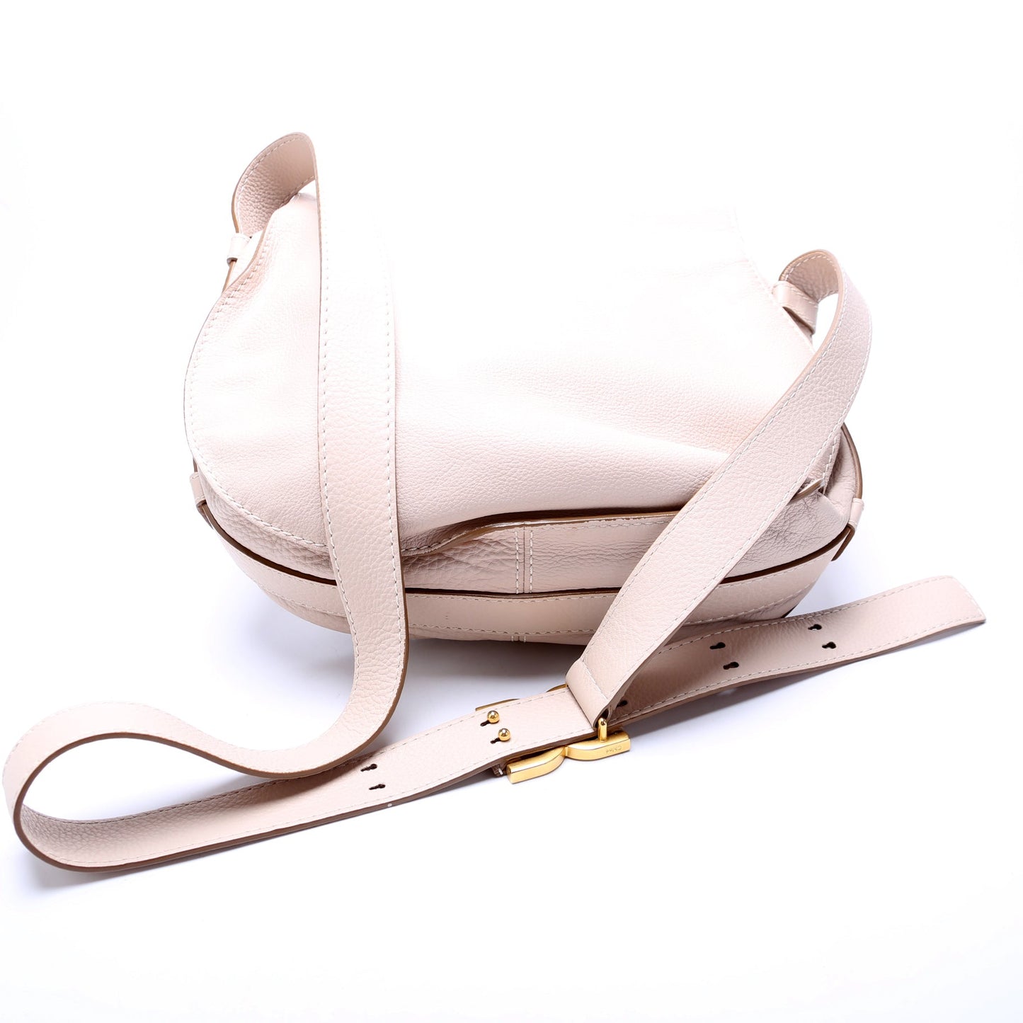 Marcie Saddle Bag Crossbody Medium Beige