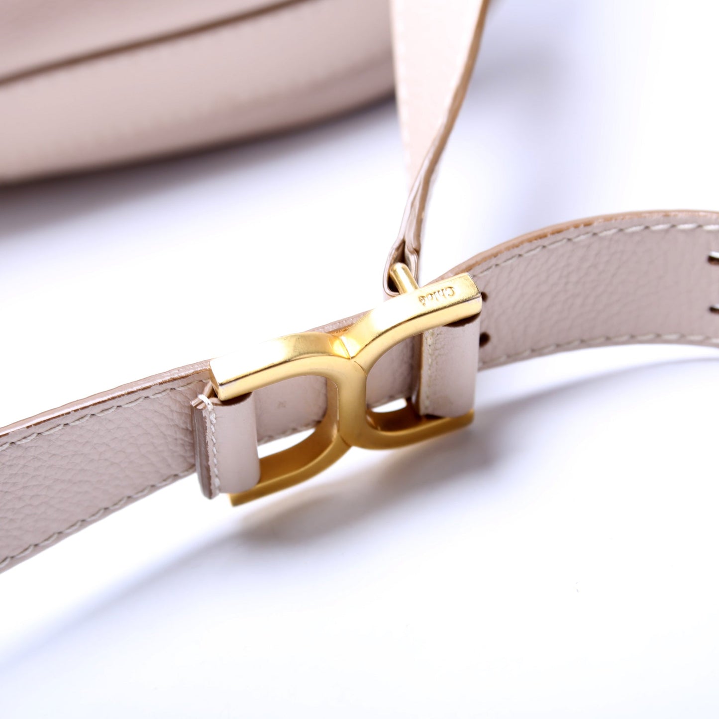 Marcie Saddle Bag Crossbody Medium Beige