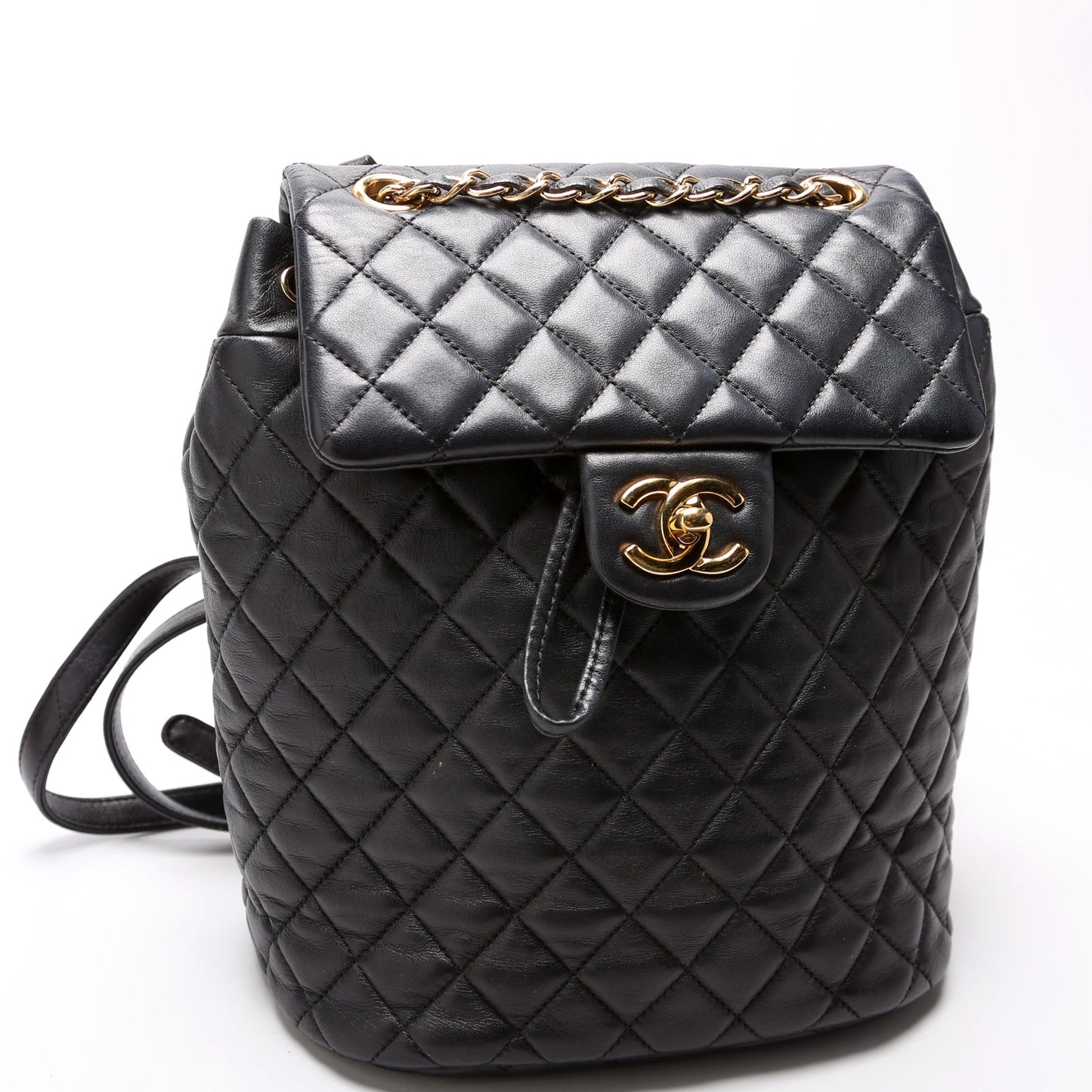 Urban Spirit Backpack Small Lambskin Black