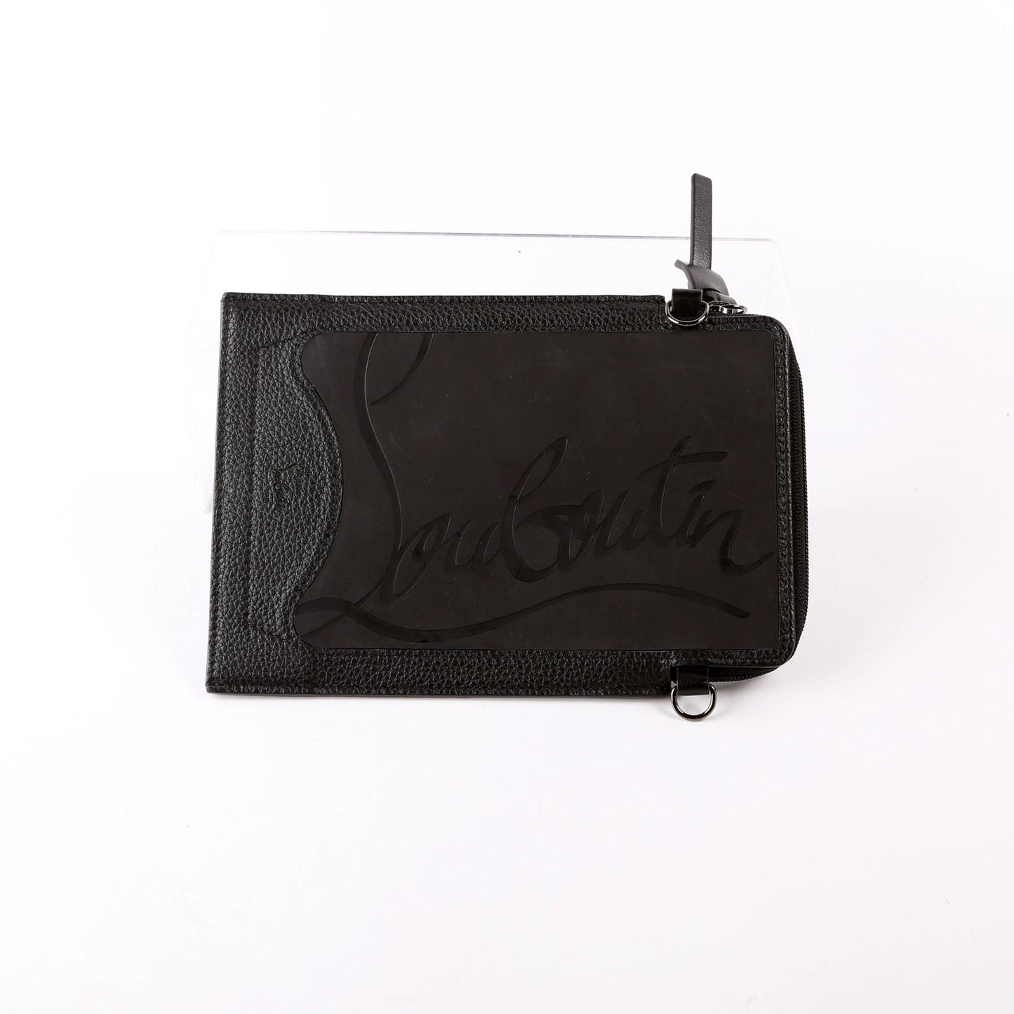 Loubilab Rubber Logo Phone Pouch Crossbody Black