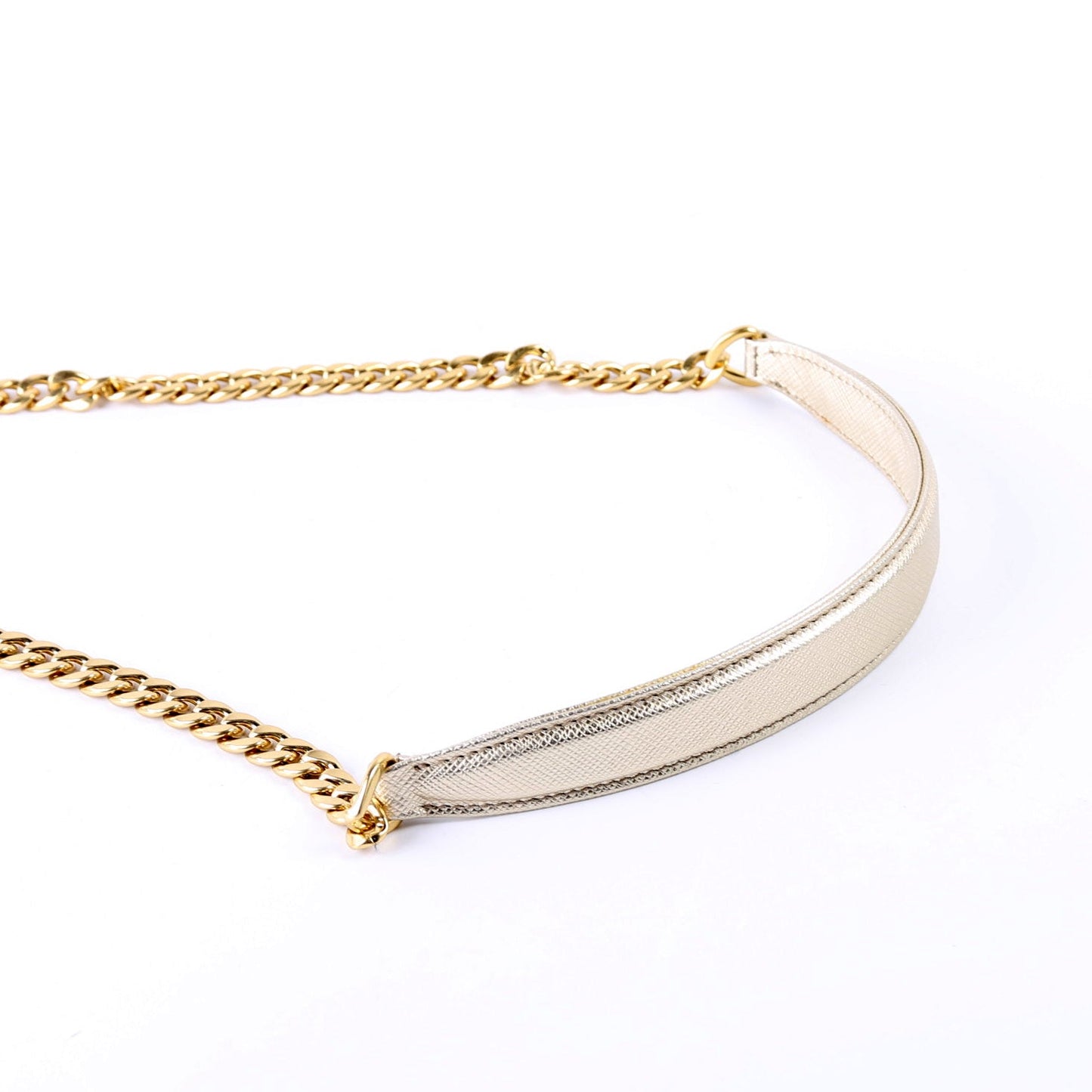 1BP013 Saffiano Lux Flap Crossbody Gold