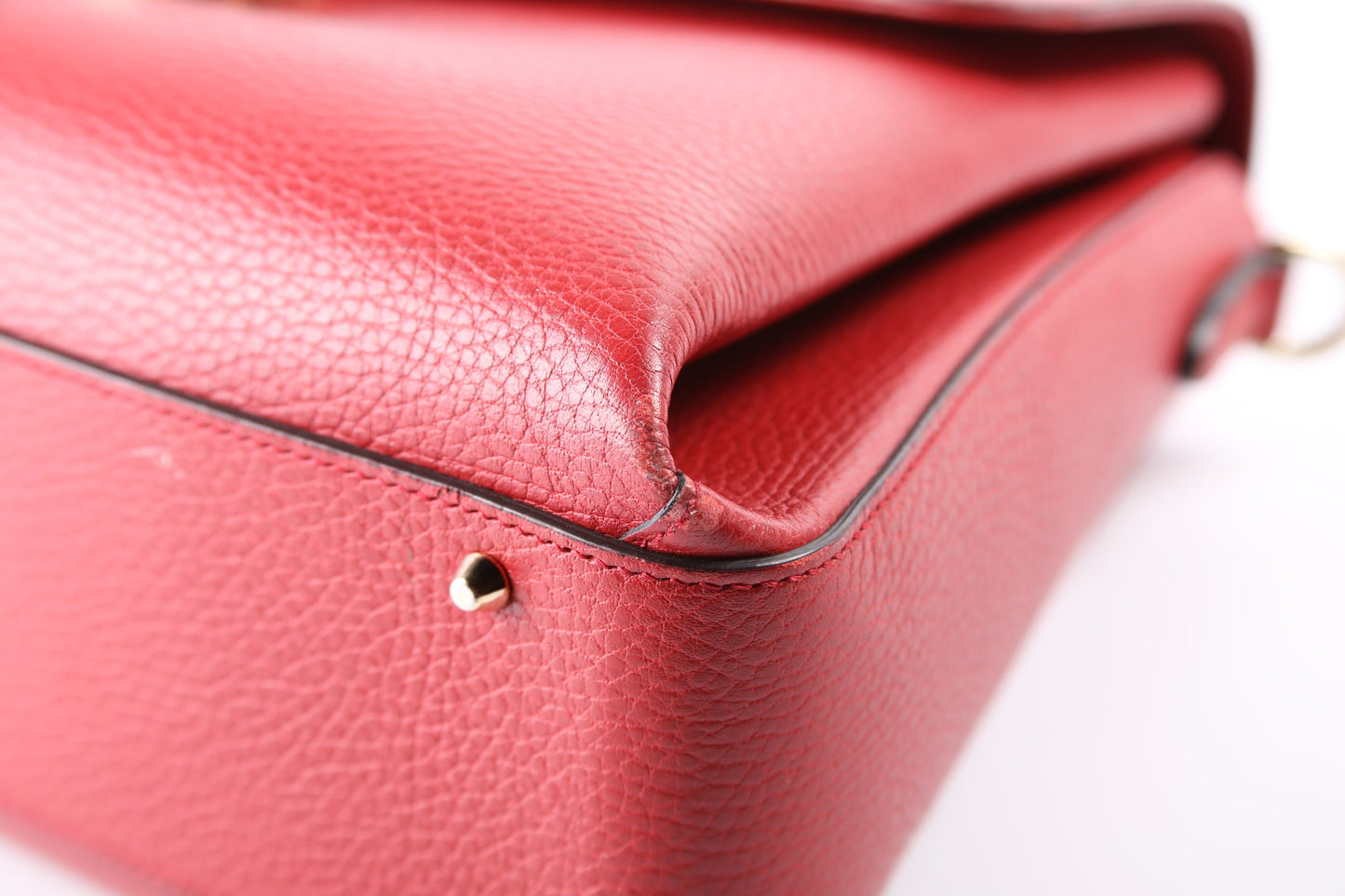 510306 Large Interlocking GG Shoulder Bag Red