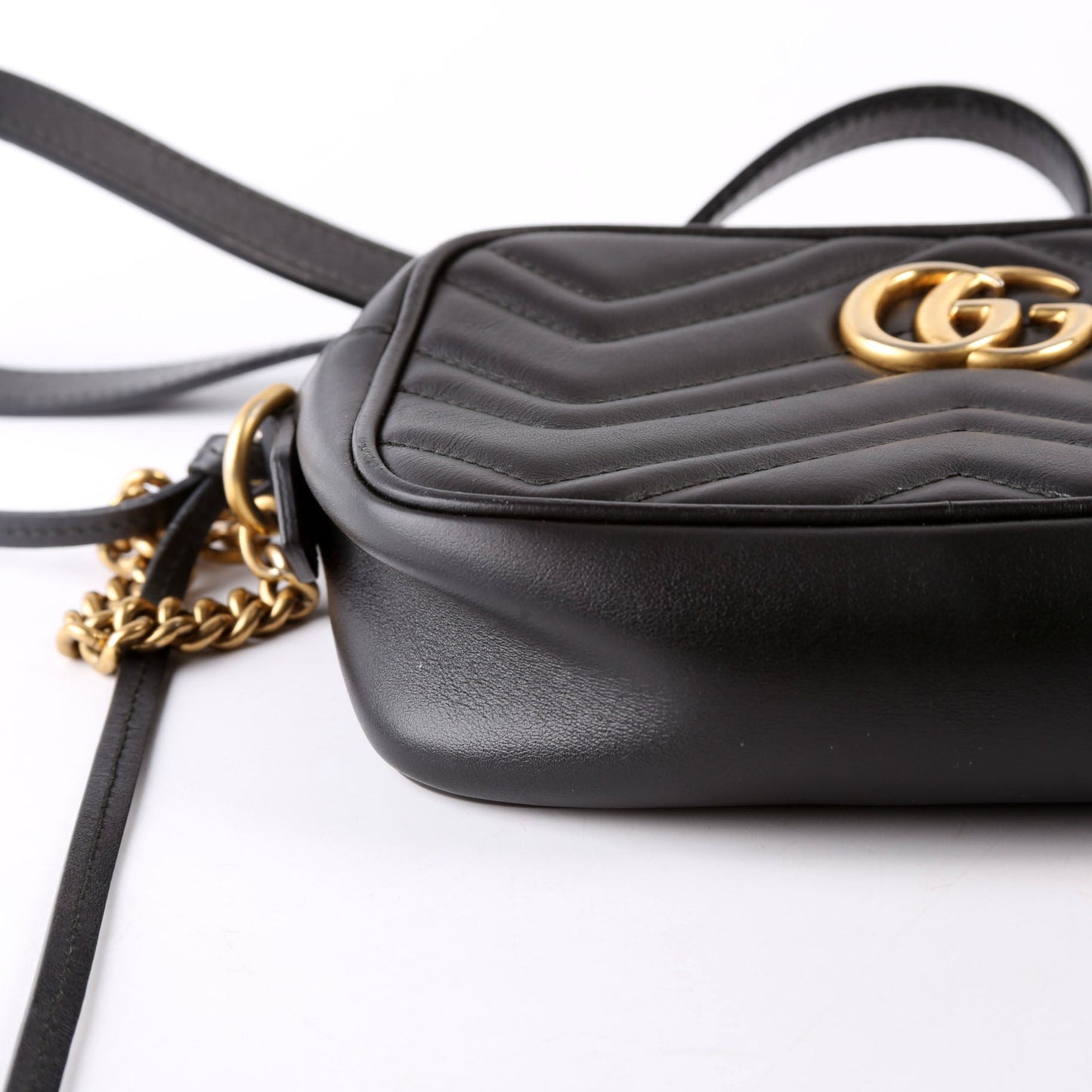 448085 Marmont Mini Camera Bag Black