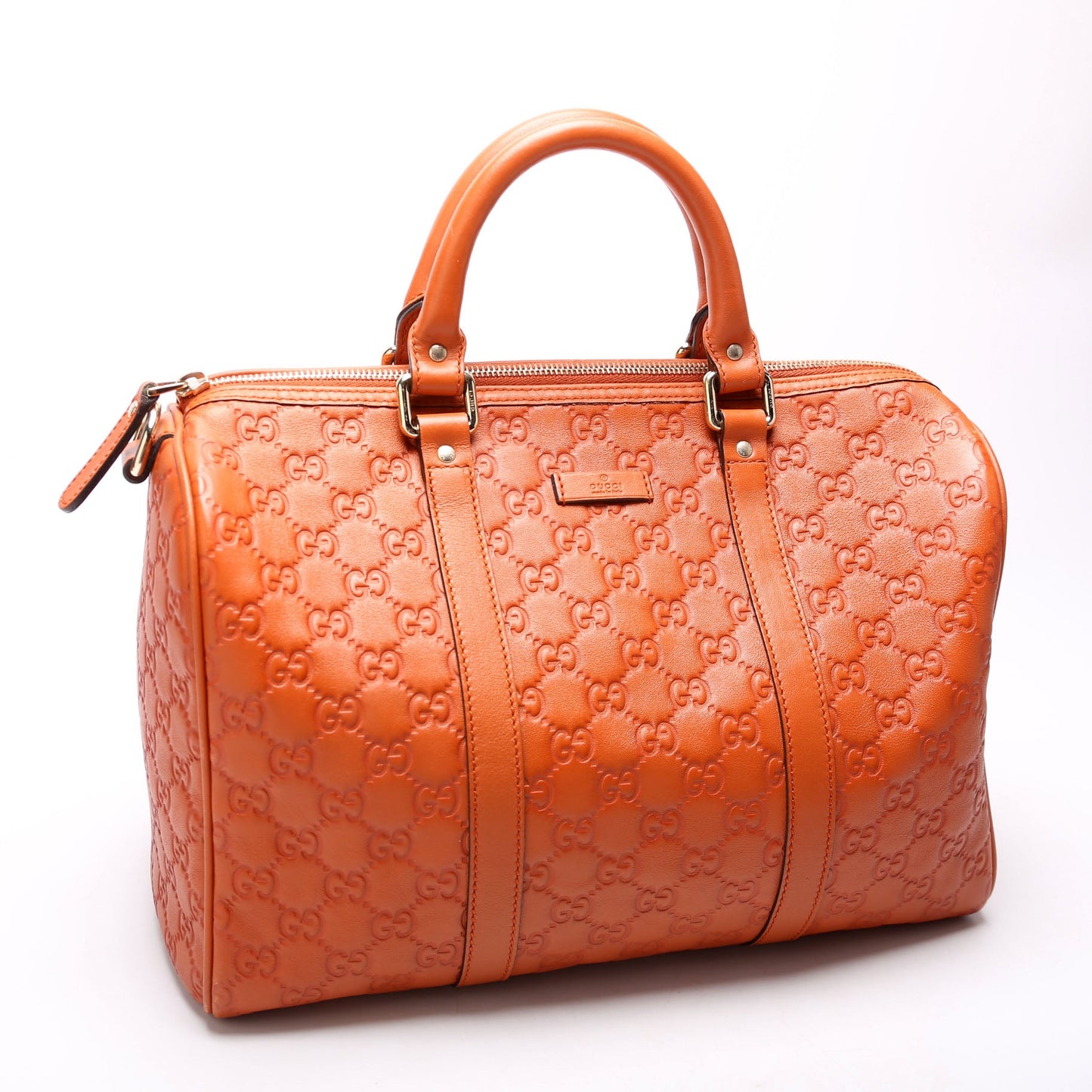 265697 Guccissima Joy Boston Bag Orange
