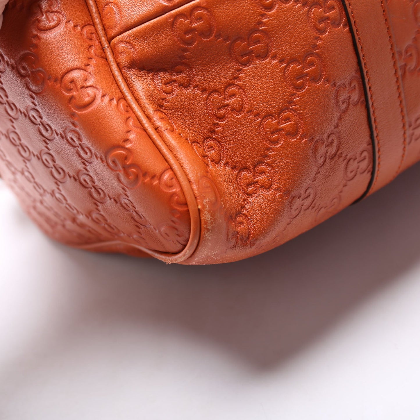 265697 Guccissima Joy Boston Bag Orange