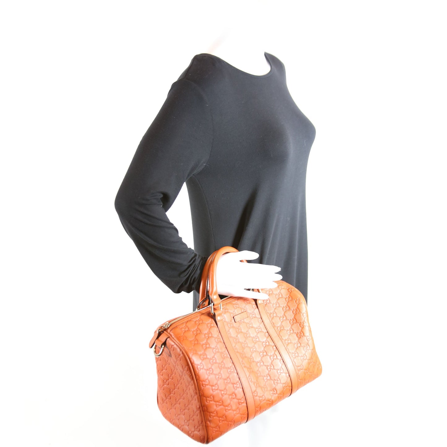 265697 Guccissima Joy Boston Bag Orange