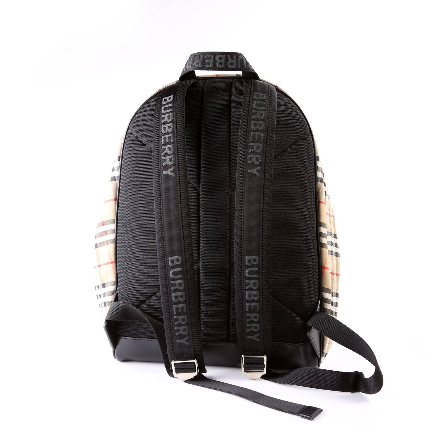 8016106 Archive Check Nylon Backpack