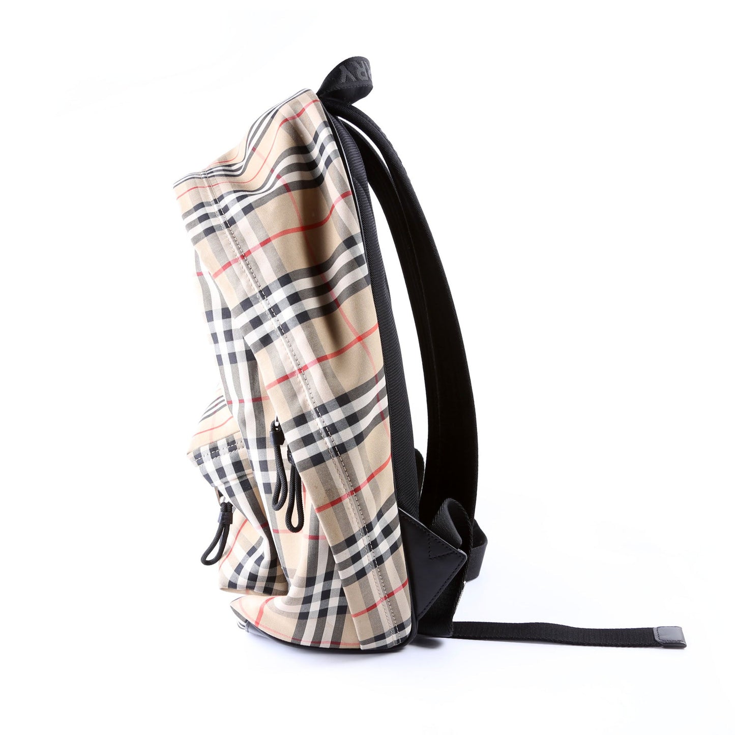 8016106 Archive Check Nylon Backpack
