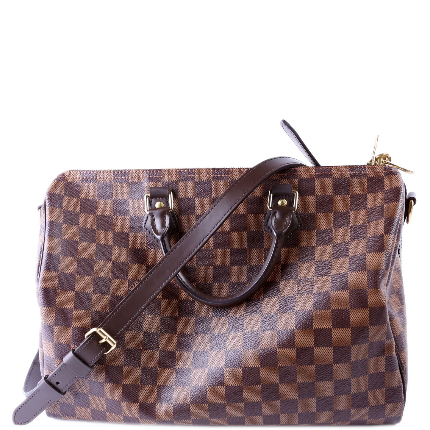 Speedy 35 with Strap Damier Ebene