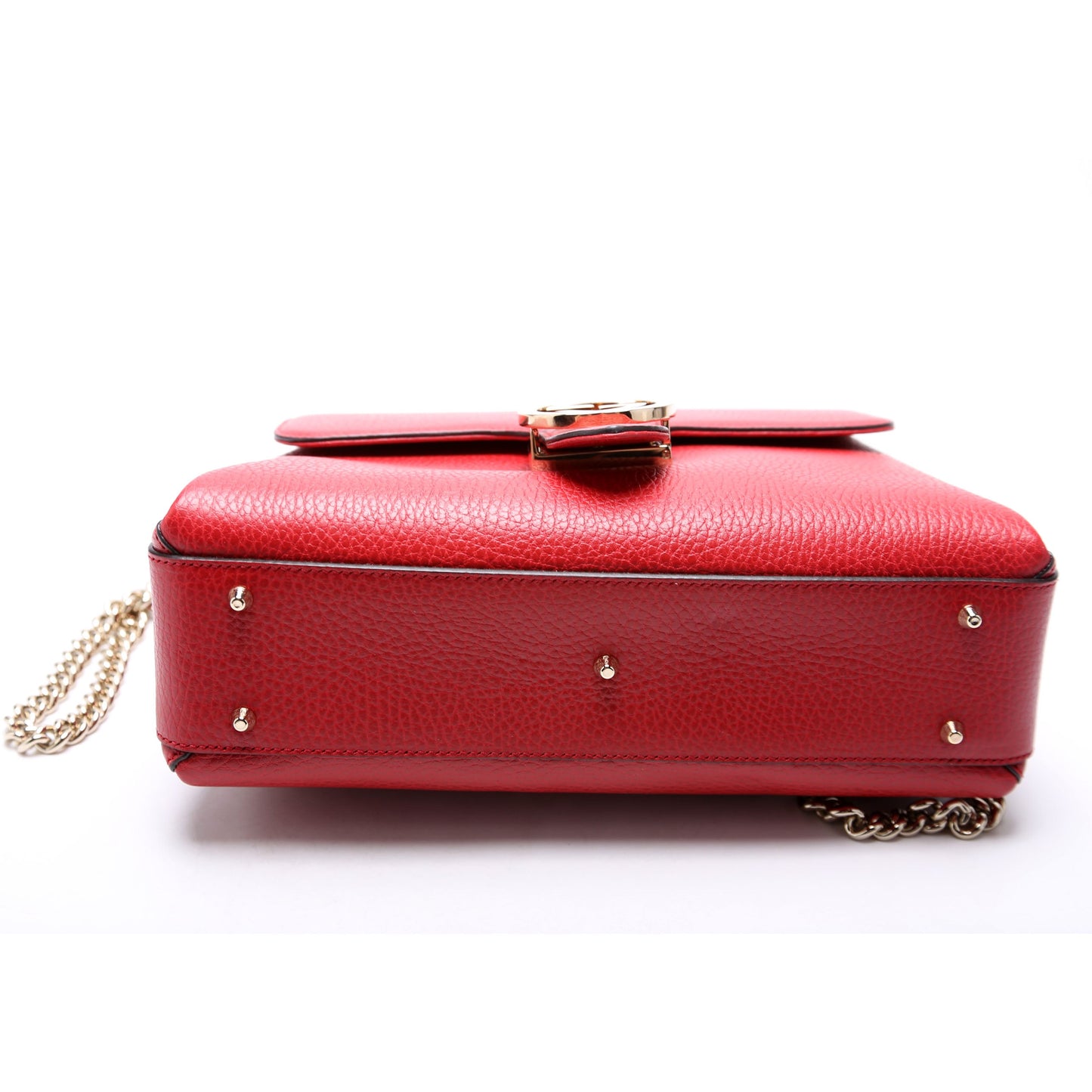 510302 Medium Interlocking Satchel Red