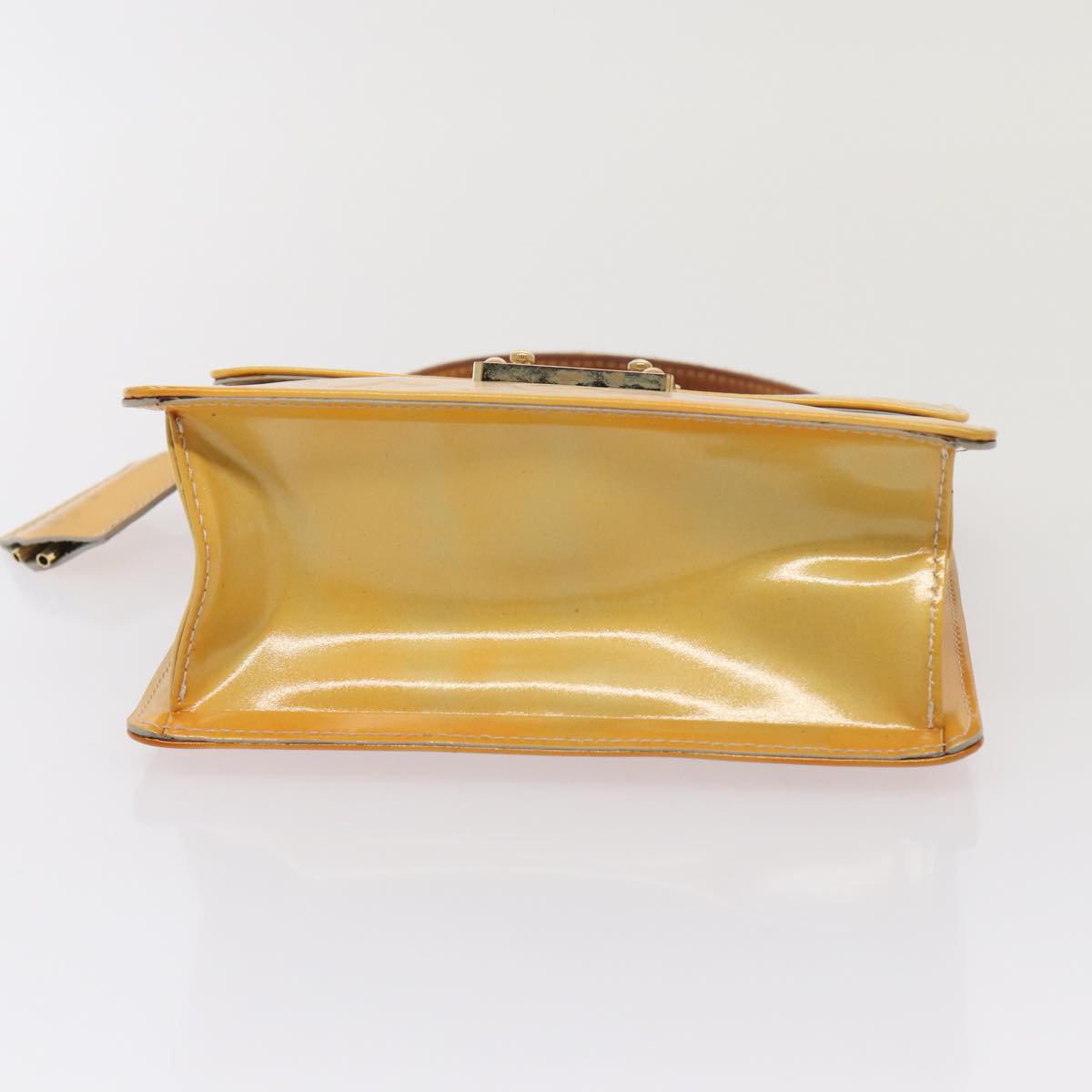 Louis Vuitton Spring Street Camel Patent Leather Handbag