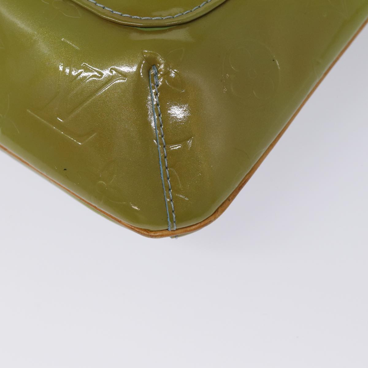 Louis Vuitton Thompson Street Green Patent Leather Shoulder Bag