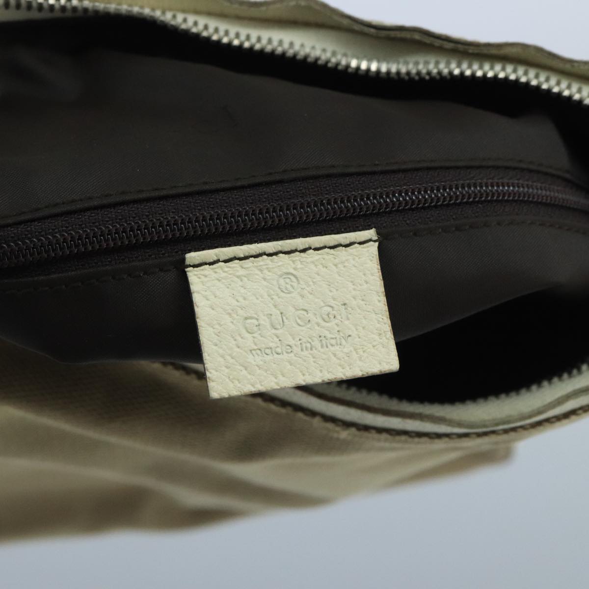 Gucci Beige Canvas Shoulder Bag