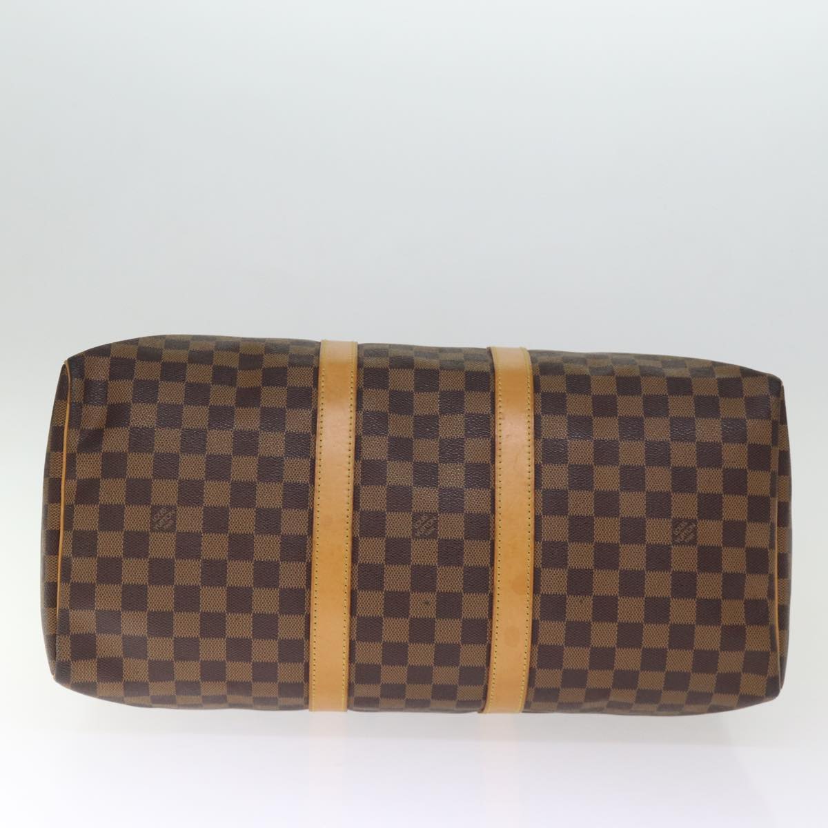 Louis Vuitton Keepall 45 Brown Canvas Travel Bag