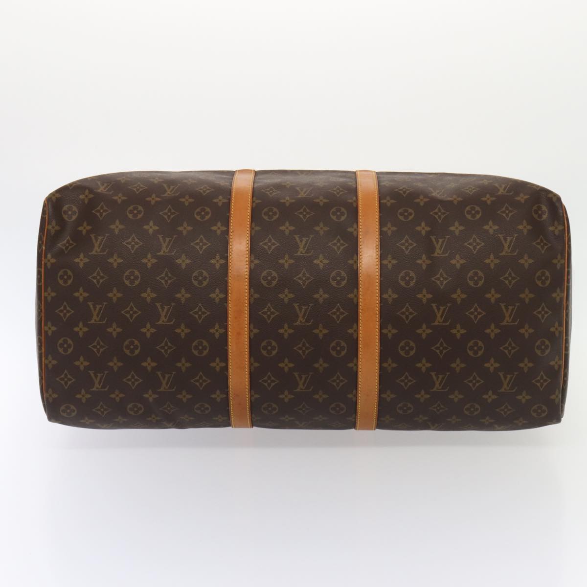 Louis Vuitton Keepall 60 Brown Canvas Travel Bag