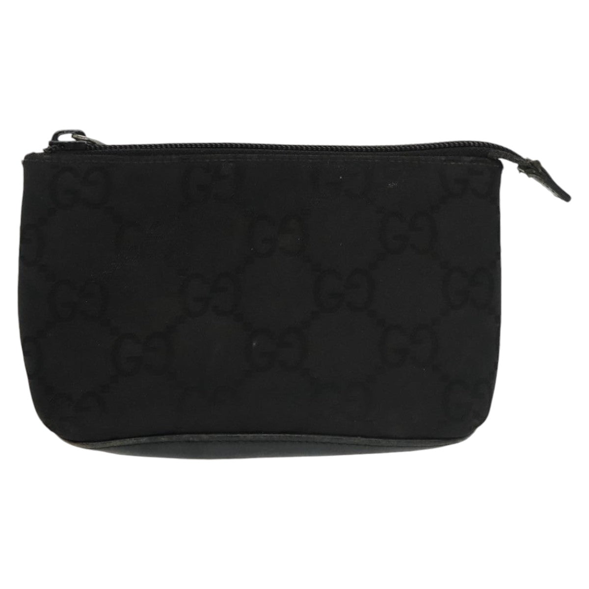 Gucci Black Canvas Clutch Bag ()