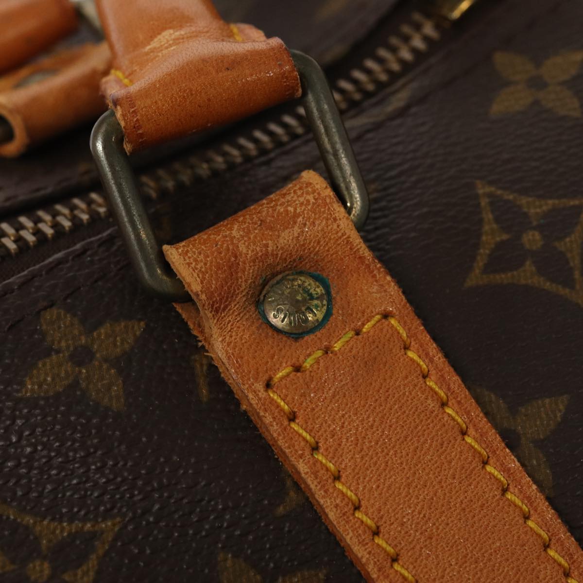 Louis Vuitton Keepall 60 Brown Canvas Travel Bag