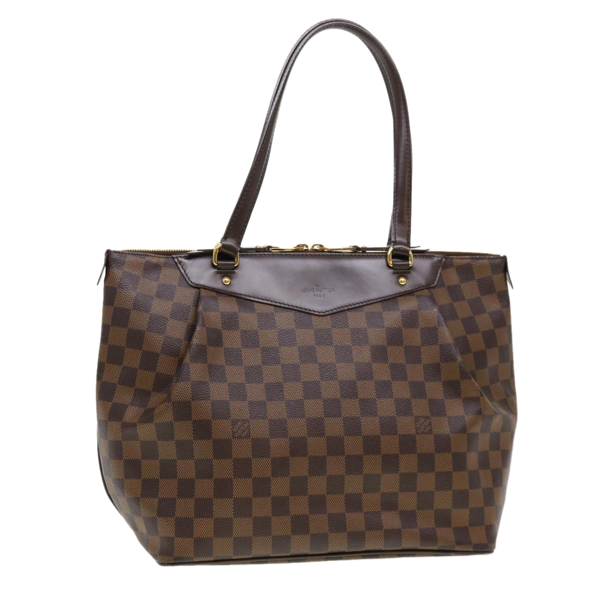 Louis Vuitton Westminster Brown Canvas Tote Bag