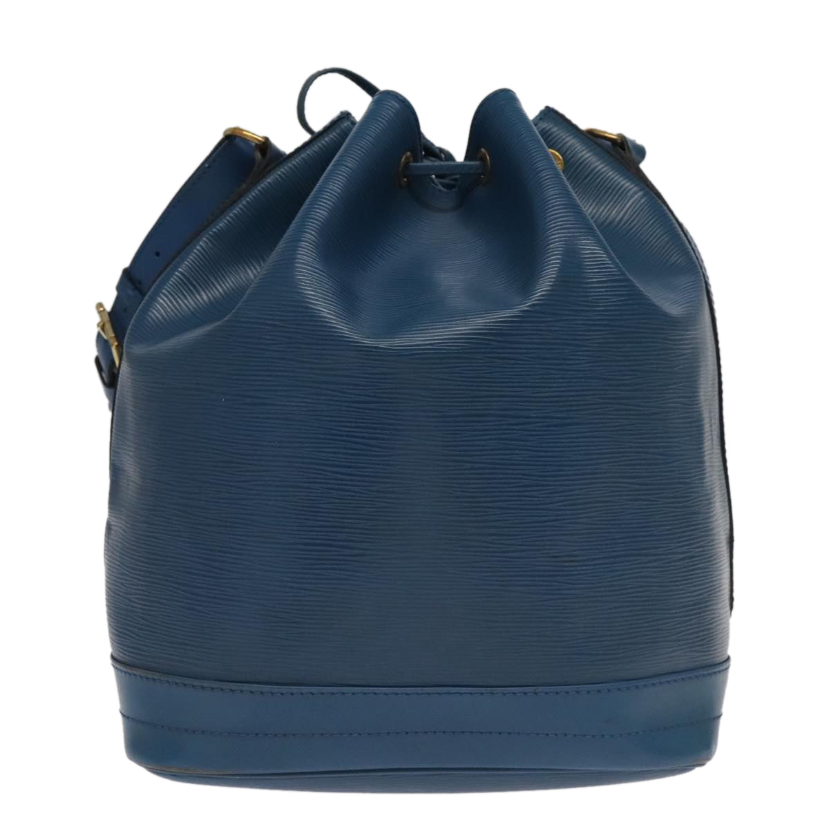 Louis Vuitton Noe Blue Leather Shoulder Bag